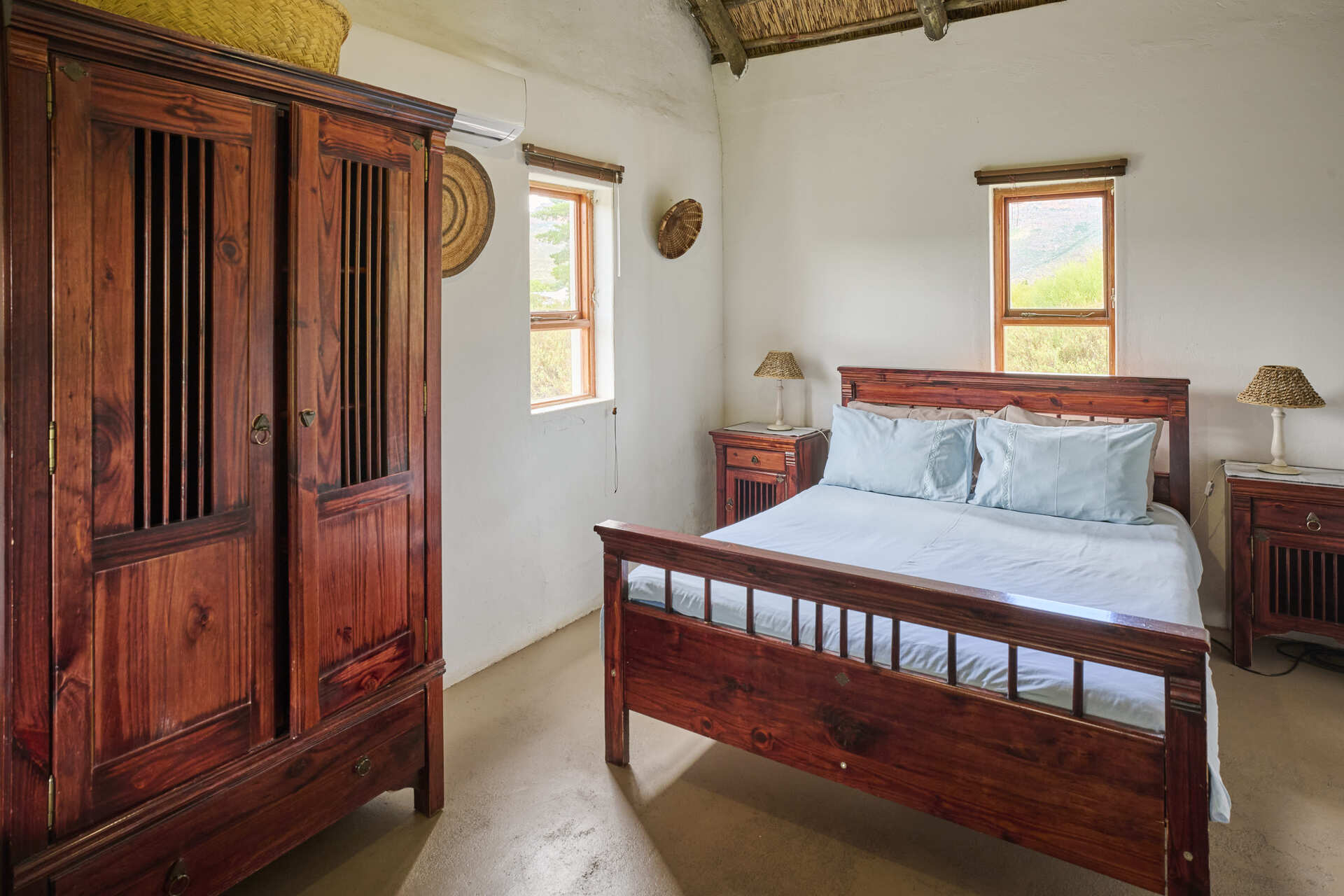 Bedroom inside Weavers Cottage