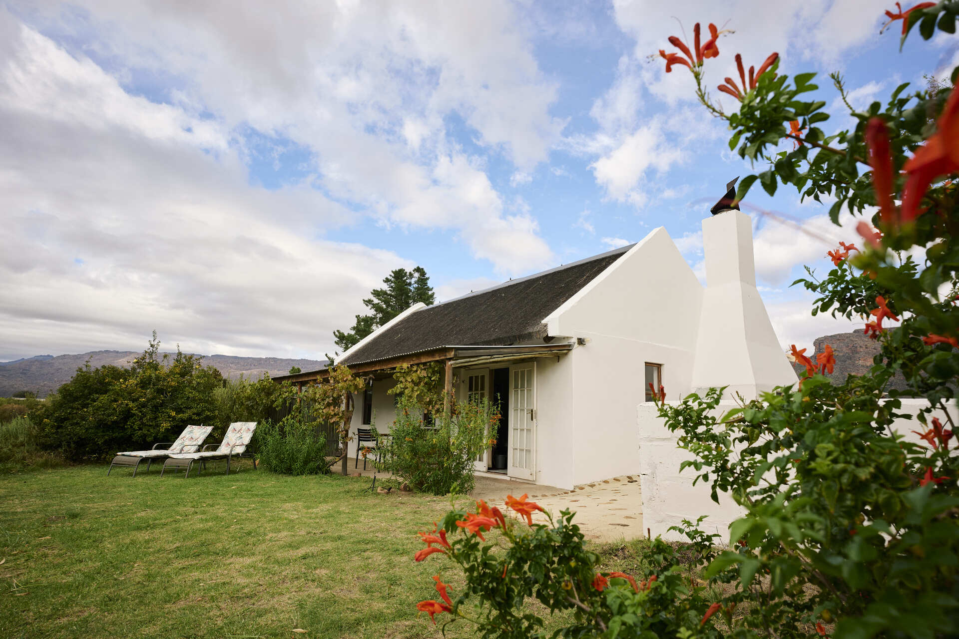 Exterior of Weavers Cottage at Alpha Excelsior